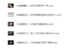 《三爷PPT·总结报告训练营》(包括年终总结、述职报告、竞岗竞聘汇报、季度汇报)[MP4]