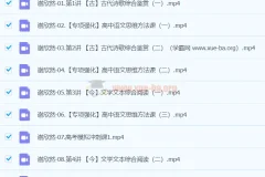 2024高三高考语文 谢欣然语文 二轮精讲春季班