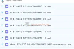 2024高三高考生物 徐京生物 春季班