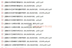 2024 高考数学 一轮复习专项15个重难点（核心考点讲与练）