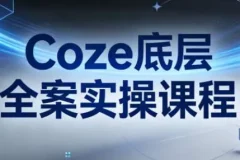 《Coze底层全案实操课程，从架构设计到高效部署的完整指南》[MP4]