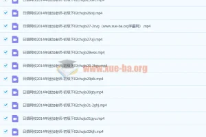 日语网校 迷加老师 日语初级下 视频教程 教学视频