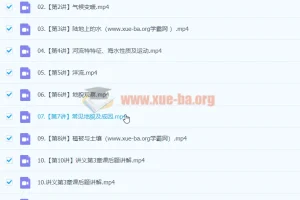 2024高三高考地理 张艳平地理 一轮下