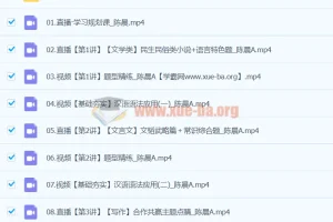 2024高二语文 陈晨 寒假班