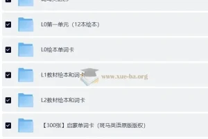 斑马百科英语启蒙高清动画片S1-S4全套课程（2755份 ）视频+单词卡+绘本【176G】