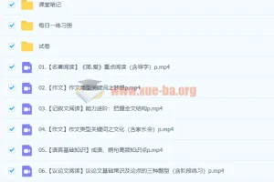 2022初三中考语文 暑假冲顶班 柳宁