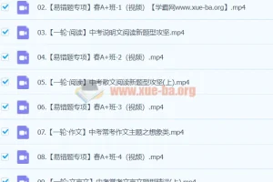 2024初三中考语文 何铮铮 寒假班（春上）