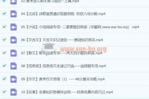 2024高三高考语文 姜博杨 二轮寒假班