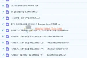 2024高三高考化学 马凯鹏化学 一轮 暑假S班