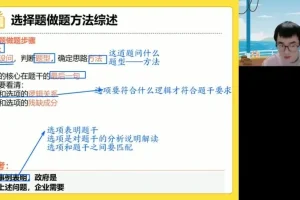 2024高考政治朱法垚全程班：经济/政治/哲学专题精讲