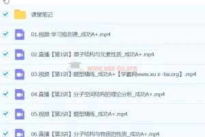 成功化学 2024高中高二化学 A+春季班