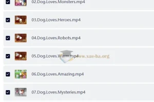 BBC英语启蒙动画 狗狗爱读书 Dog Loves Books