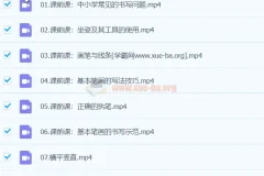 李伟书法幼小思维书写精品课