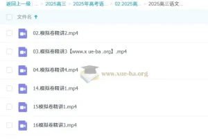 2025高三高考语文 乘风语文 三轮