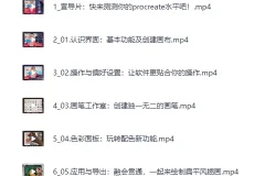 《B站付费课程 – 零基础上手Procreate》（完结）[MP4]