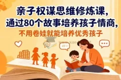 亲子权谋思维修炼课 通过80个故事培养孩子情商 不用卷娃就能培养优秀孩子