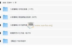杨藩 汉字硬笔书写速成课（最全）