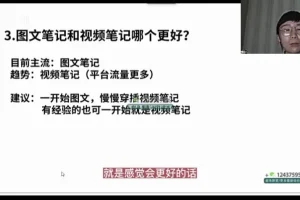 旅游小红人:小红书旅游笔记账号实操攻略实战课程