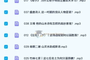 中国文学经典100讲（40集全）