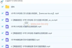 2024初三中考物理 杜春雨 S春季班上下