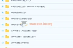 初中物理 初三物理视频教程 12章合集