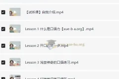 哈佛雪梨英语口语教学+场景练习