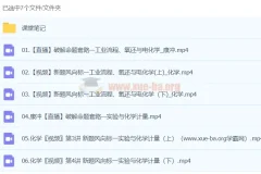 康冲化学 2024高三高考化学 密训班