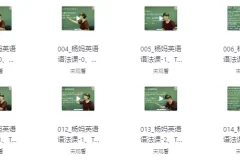 【杨妈状元英语工具课（中高阶）】