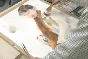 关维兴水彩人物绘画教程：头像与半身像3讲