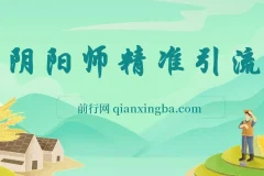 0成本阴阳师精准引流，多种变现方式，小白也能轻松日入1000+