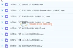 2024高三高考语文 谢欣然语文 寒假班