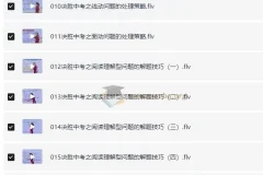 X宝高价购买的最新中考数学一轮二轮三轮复习课程22.7GB