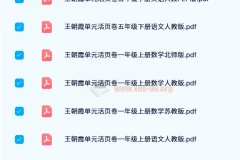 王朝霞单元活页卷 1-6年级