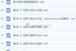 2024初三中考政治 樊帅 寒春班