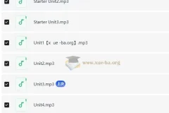 2024秋季新人教版七年级上册小学词汇单词音频