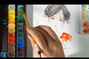 古风水彩人物绘画33讲：从入门到精通