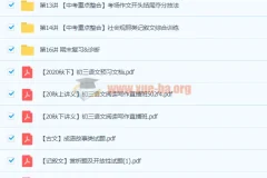 2020秋 魏桂双 初三语文 阅读写作