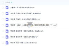 陈瑞春 2026高三 高考语文 一轮秋季 更新中