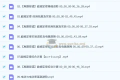 2025初三中考物理 杨萌物理 秋季下-秋季班A+