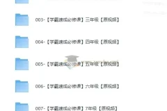 史要文 1-9年级数学 学霸速成必修班