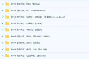 王帆 2019初一语文年卡目标满分班75讲沪教版