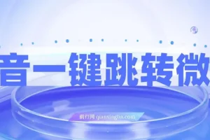 抖音私信一键跳转微信！无风险卡片不屏蔽！外面卖1980的技术！