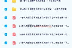 【24春】王朝霞考点梳理时习卷（1-6下人教数学）