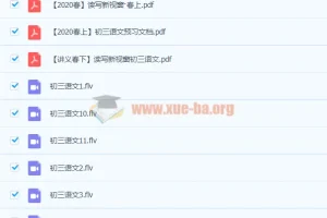 2020春 耿泽群 初三语文目标班（全国）