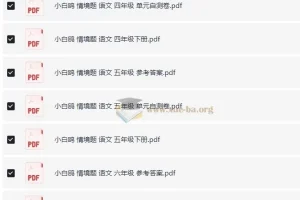 小白鸥情境题语文25年1-6下册