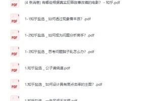 《知乎严选付费文章合集2900篇》[PDF]