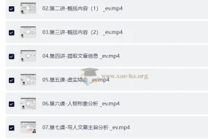 北大派派阅读素养提升课初中