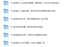 《AI人人必修-提示词工程+大模型多场景实战》（丰富资料15章完结)[MP4]