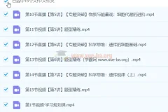 2024高三高考生物 张元振 寒假班