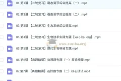 2025高三 高考生物 马阳洋 二轮 寒假班 春季班